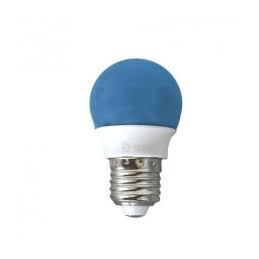 LAMPARA ESFERICA DECORATIVA LED 2W E27 AZUL