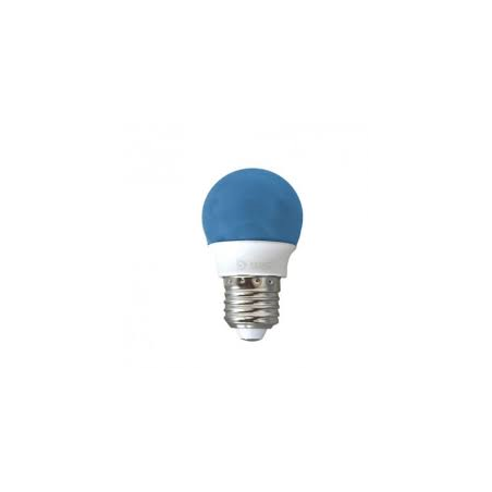 LAMPARA ESFERICA DECORATIVA LED 2W E27 AZUL