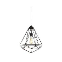 LAMPARA COLGANTE DIAMOND E27 1M NEGRO