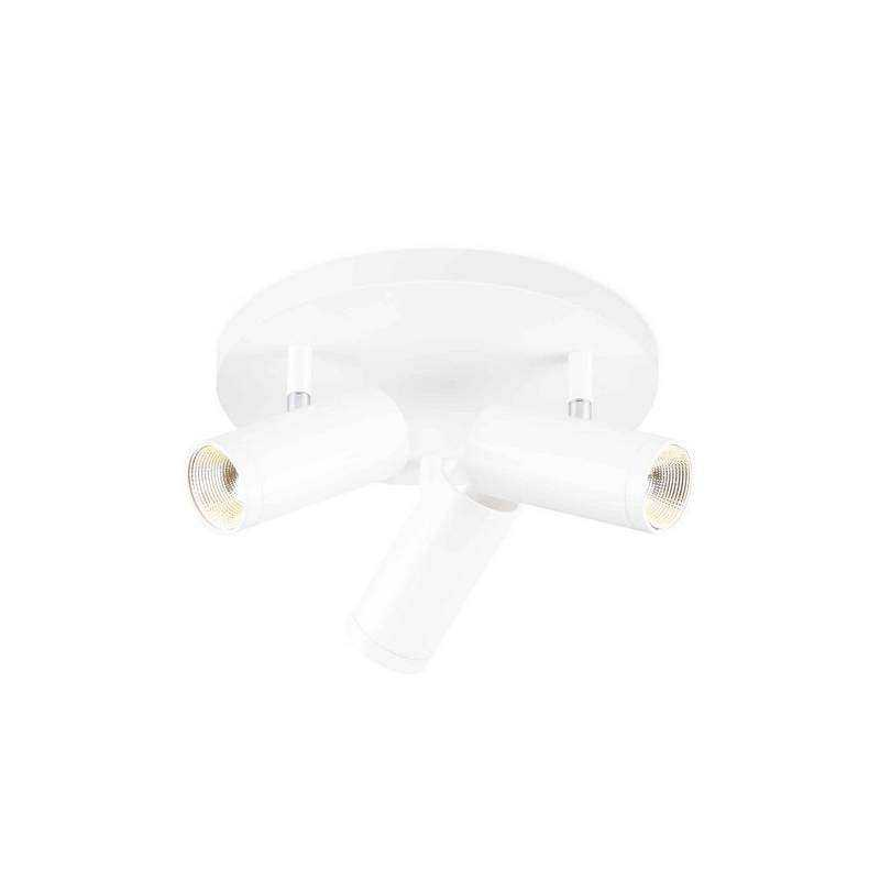 PLAFON TECHO TRIPLE CIRCULAR GU10 MAX 60W BLANCO