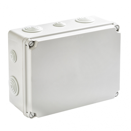 CAJA CON TAPA OPACA 180*241*95 CON CONOS IDE