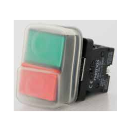 PULSADOR PLASTICO DOBLE NO/NC