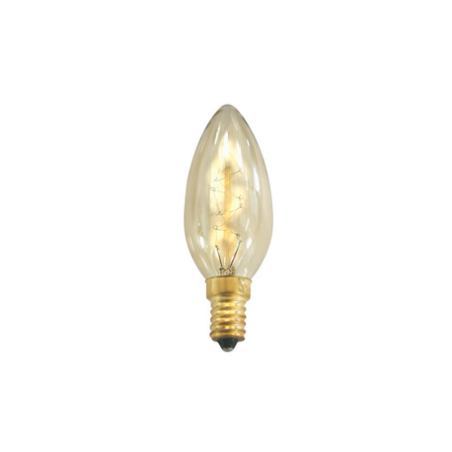 BOMBILLA DECORATIVA VELA FIL DE CARBONO