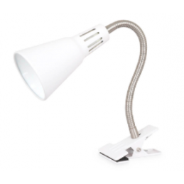 FLEXO CON PINZA NUKA E14 BLANCO