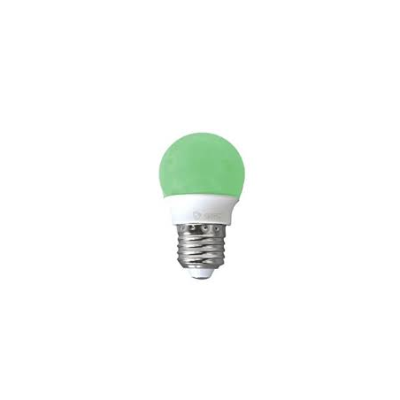 LAMPARA ESFERICA DECORATIVA LED 2W E27 VERDE