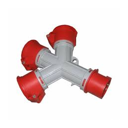 CONECTOR 3 SALIDAS 3 P y T 16A 220V