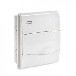 CAJA DE DISTRIBUCION DE EMPOTRAR IP40 1*8 CARRIL DIN  IDE