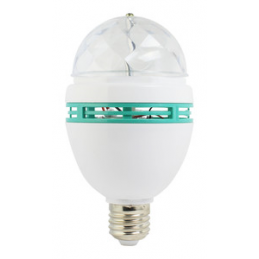 BOMBILLA LED DISCO RGB 3W W27