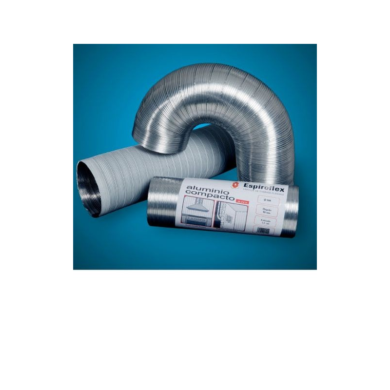 TUBO EX/AIRE 110MM 1MT ALUMU ALUMI