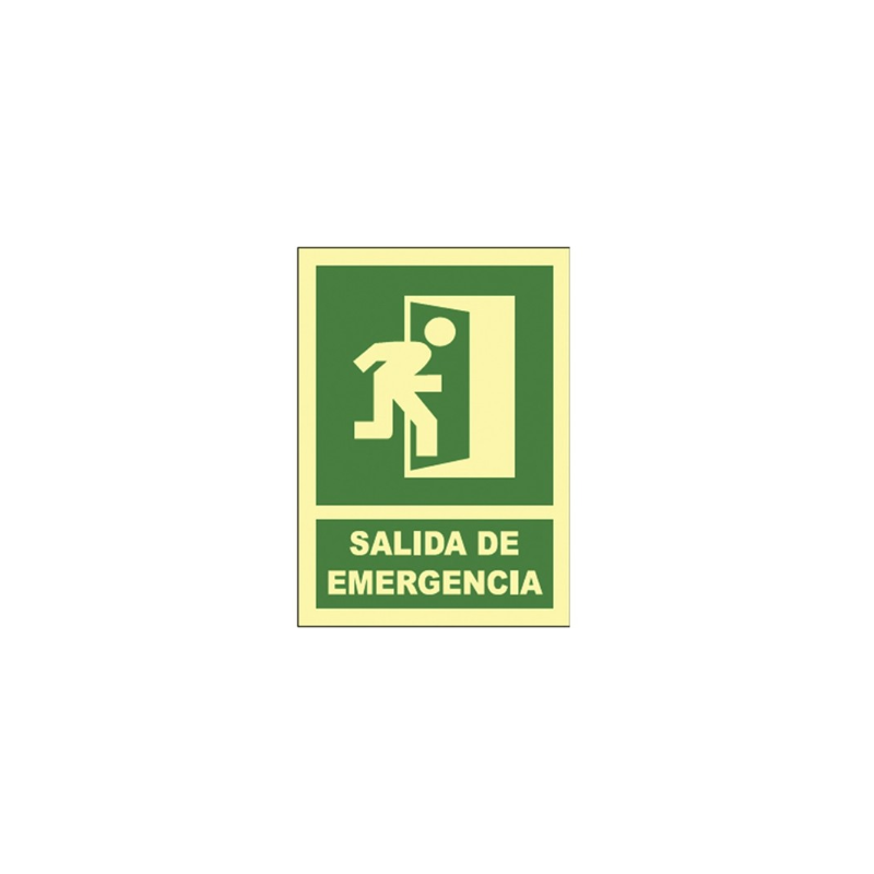 CARTEL SALIDA DE EMRGENCIA DER CARTEL SALIDA DE EMRGENCIA DER