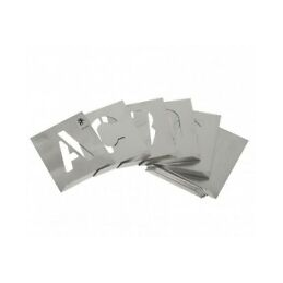 ABACEDARIO PINTAR 80MM CHAPA ALUMINIO NUSAC