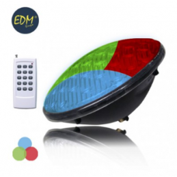 LAMPARA LED PISCINA PAR 546 12V 9W RGB CON MANDO A DISTACIA