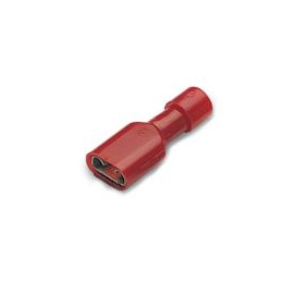 TERMINAL ENCHUFABLE ROJO 4.8*08 0.25 TOTALMENTE AISLADO 1.5