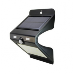 APLIQUE SOLAR LED RECAGABLE NEG