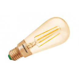 LAMPARA LED EDISON  3W 2200K  210 LM VINATGE E27 SERIE FILAMENT GOLDEN