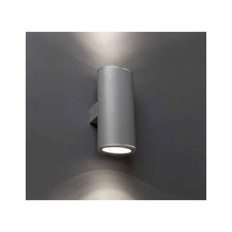 APLIQUE PISTON PLATA 2 LUCES