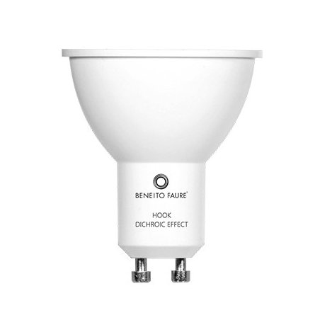 DICROICA GU10 LED HOOK DICHROIC EFFECT 6W 220/240V. 60º FRIA 4000K