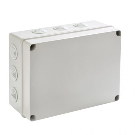 CAJA CON TAPA OPACA239*328*129 CON CONOS IDE