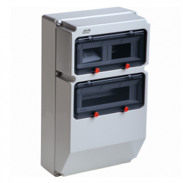 COFRE PARA TOMAS DE CORRIENTE IP67 2*13RAIL DIN IDE