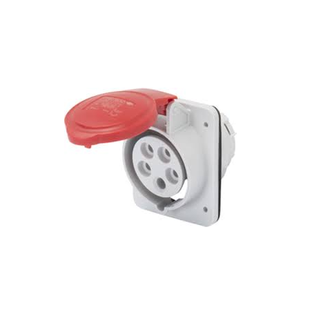 BASE H 32A 3P y N y T 380V IP44