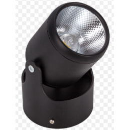 FOCO SUPERFICE  NEGRO 10W 800L 4000K MADALET
