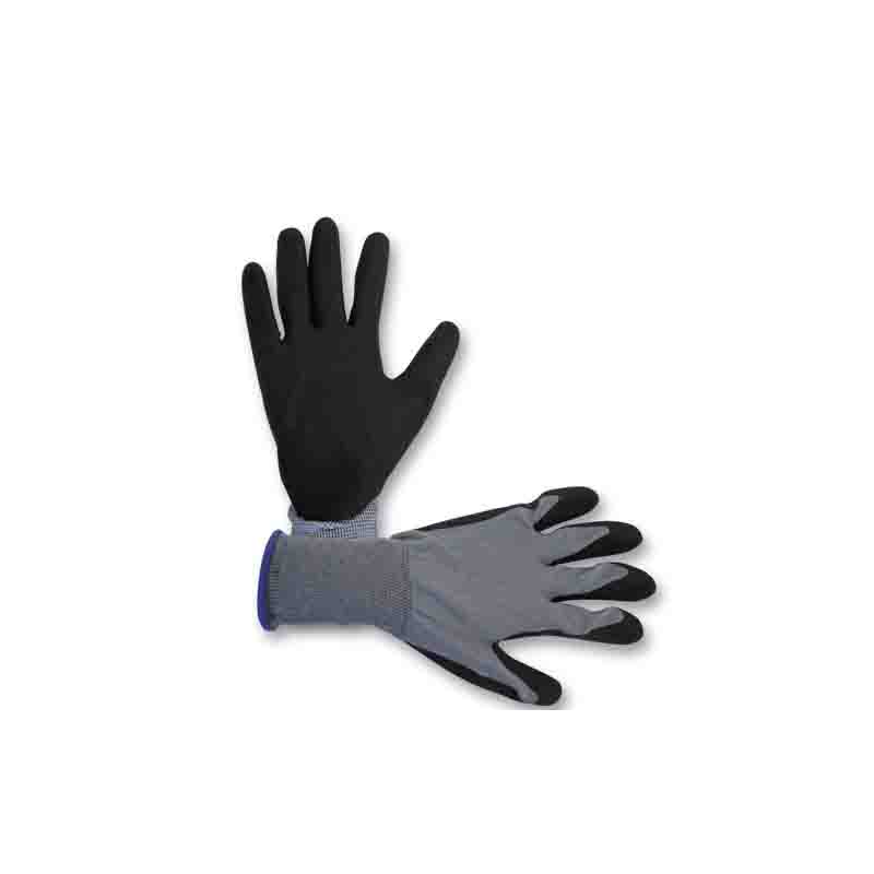 GUANTES FINO PVC NEGRO TALLA 9