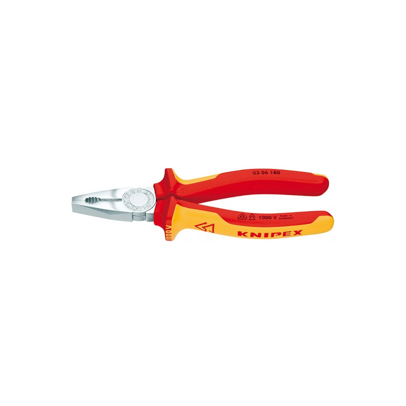 ALICATE UNIV. 180 MM AISL. 1000V /BIM KNIPEX