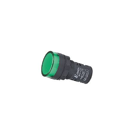 PILOTO LUMINOSO LED PLASTIVO VERDE 220V