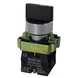 SELECTOR PLASTICO 22MM MANETA LARGA 3 POSICIONES 2NO