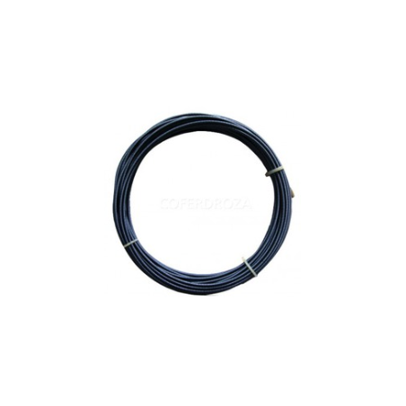 PASACABLE INTERCAM.NYLON 4MM 15MTS NEG