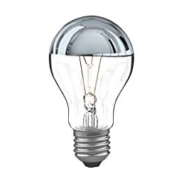 STANDAR 60W 230V 60W CUPULA PLATA SYLVA