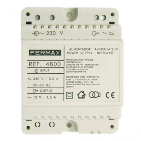 ALIMENTADOR DIN4 12VAC-1,A