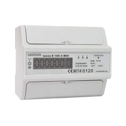 CONTADOR TRIFASICO TAXXO E 100-3 MID CONTADO MID 7 100A