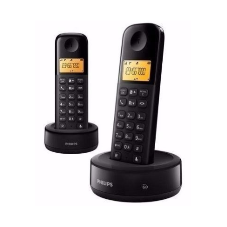 TELEFONO INALAMBRICO PHILIPS DUO 2 BASES NG