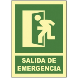 CARTEL SALIDA DE EMRGENCIA IZ