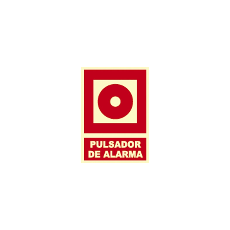 CARTEL SEÑAL DE PULSADOR DE ALARMA FOTOLUMINOSA4-B CARTEL SEÑAL DE PULSADOR DE ALARMA FOTOLUMINOSA4-B