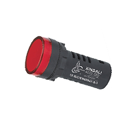 PILOTO LUMIOSO LED PLASTICO 22MM ROJO 12VAC/DC