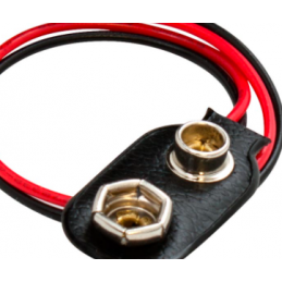 PORTAPILAS PARA 9V 2HILOS POR010