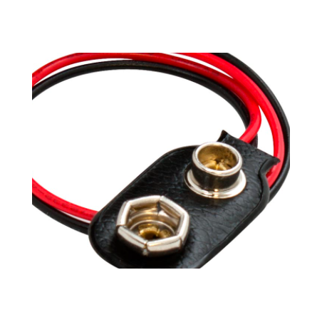 PORTAPILAS PARA 9V 2HILOS POR010