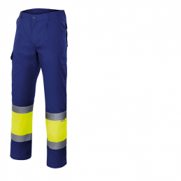 PANTALON BIC AV ENTRE CINTAS SUP GRIS/INF A/V