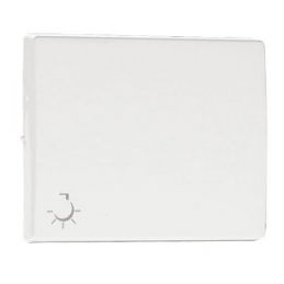 TECLA SIMPLE C/SIMBOLO DE LUZ BLANCO