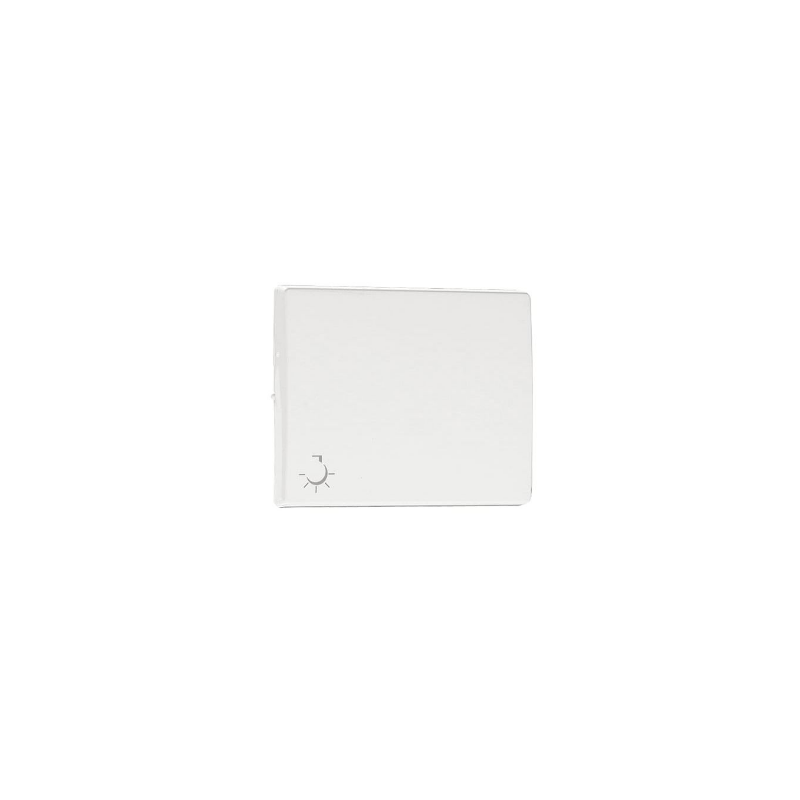 TECLA SIMPLE C/SIMBOLO DE LUZ BLANCO TECLA SIMPLE C/SIMBOLO DE LUZ BLANCO