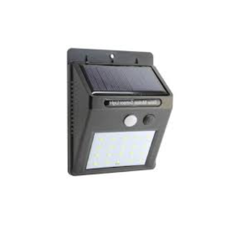 MINI APLIQUE SOLAR LED RECARGABLE NEG