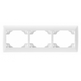 MARCO TRIPLE HORIZ. BLANCO