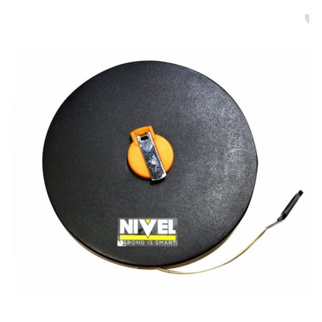 CINTA METRICA 50MT FIBRA ABS NIVEL