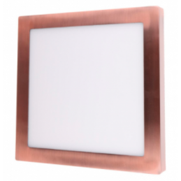 DONLIGHT LED SUP 12W CUADRADO BRONCE 4500K