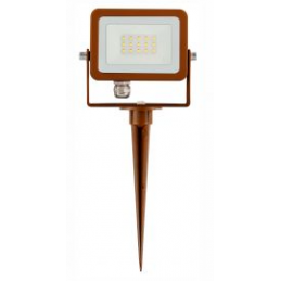 SKY-V3 CORTEN LED 220V 10W 3000K CON PIQUETA