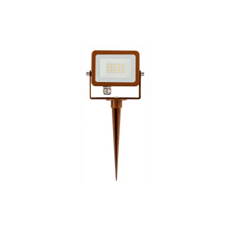 SKY-V3 CORTEN LED 220V 10W 3000K CON PIQUETA