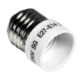 ADAPTADOR PORTALAMPARA E27/E-14