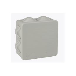 CAJA ESTANCA 80*80*35 7 CONOS SOL 604